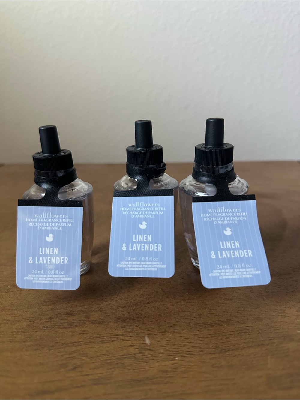 X3 Bath & Body Works Linen & lavender wallflower scent refills NEW